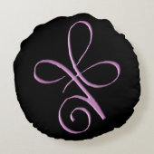 Pink Unconditional Love ラウンドクッション (裏面)