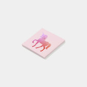 Pink Unicornポストイットノート ポストイット (アングル)