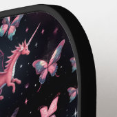 Pink Unicorn Dragon Mix ピックルボールラケット (左詳細)