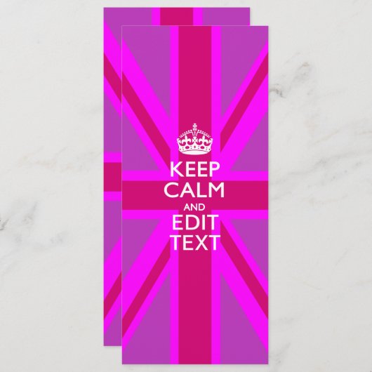 Pink UnionカスタマイズJの保Calm Edit文字 (正面/裏面)