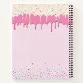 Pink Vainilla Frosting Drip & Sprinkle Recipe ノートブック (裏面)