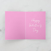Pink Valentine's Day Card "to my better half" 案内状 (内部)