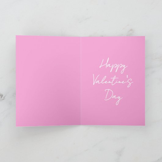 Pink Valentine's Day Card "to my better half" 案内状 (内部)