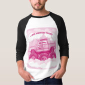 Pink Version I Love Monster Trucks Image     Tシャツ (正面)