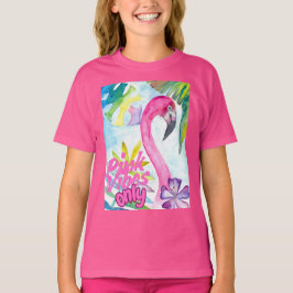 Pink Vibes Only – Pink Flamingo Tシャツ
