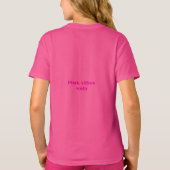 Pink Vibes Only – Pink Flamingo Tシャツ (裏面)