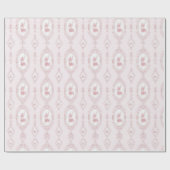 Pink Victorian Wallpaper Print ラッピングペーパー (フラット)