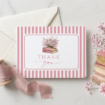 Pink Vintage Floral Book A New Chapter Begins