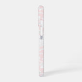 Pink Vintage Floral iPhone 16 case 16ケース (左側面)