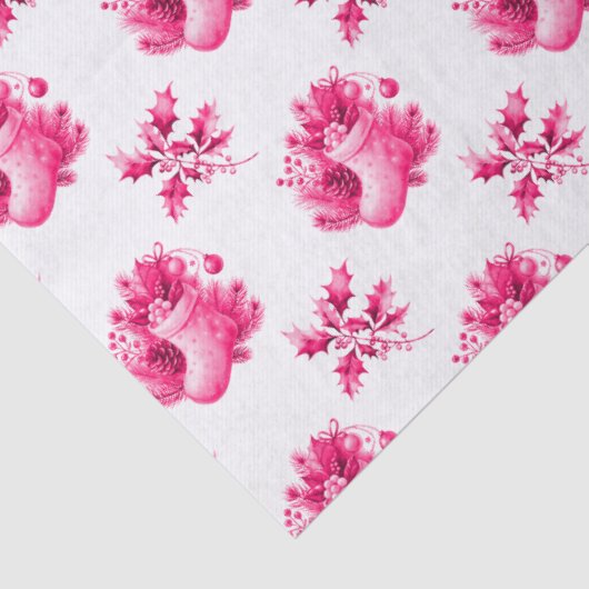 Pink Vintage Stockings 薄葉紙 (詳細)