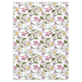 Pink violet tropical daisy and lily wildflowers テーブルクロス (正面)