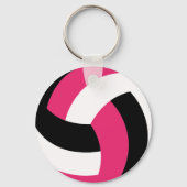 Pink Volleyball Keychains Bulk Cheap Girls Player キーホルダー (裏面)