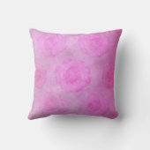 PINK Waterカラーバラ クッション (裏面)