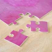 PINK Waterカラーバラ ジグソーパズル (側面)