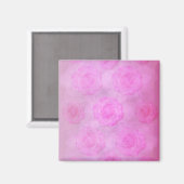 PINK Waterカラーバラ マグネット (正面/裏面)