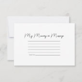 Pink Water Lily Flower Share a Memory Funeral  ノートカード (裏面)