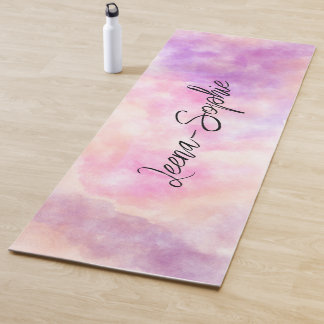 Pink watercolor  ヨガマット
