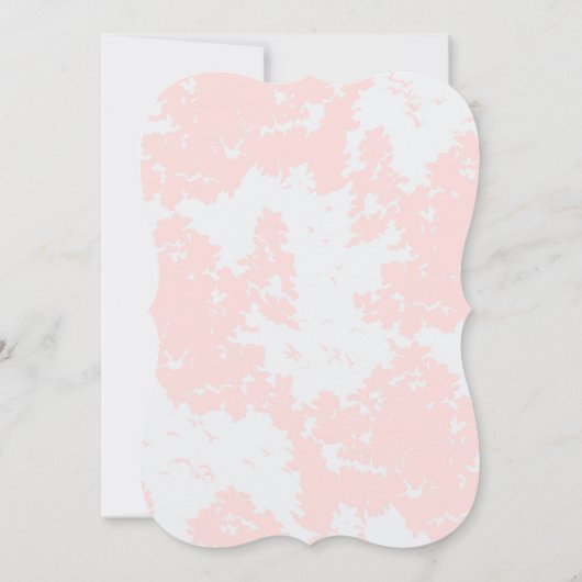 Pink Watercolor Baby Shower Invitation 招待状 (裏面)
