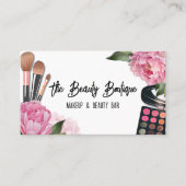 Pink Watercolor Beauty Makeup Artist 名刺 (正面)