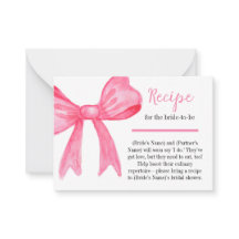 Pink Watercolor Bow Coquette