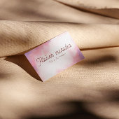 Pink Watercolor Event Planner  名刺