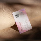 Pink Watercolor Event Planner  名刺
