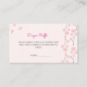 Pink Watercolor Floral Books For Baby エンクロージャーカード (正面)