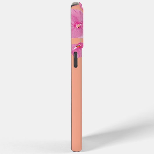 Pink Watercolor Floral Case-Mate iPhoneケース (裏面 / 右)