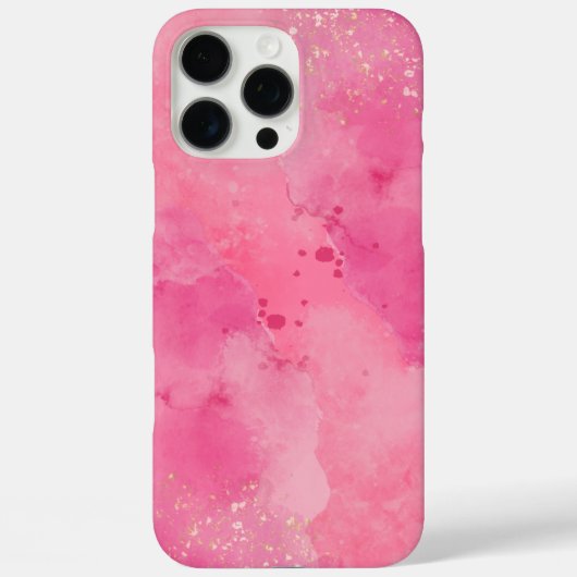 Pink Watercolor Linktree | Case-Mate iPhoneケース (裏面)