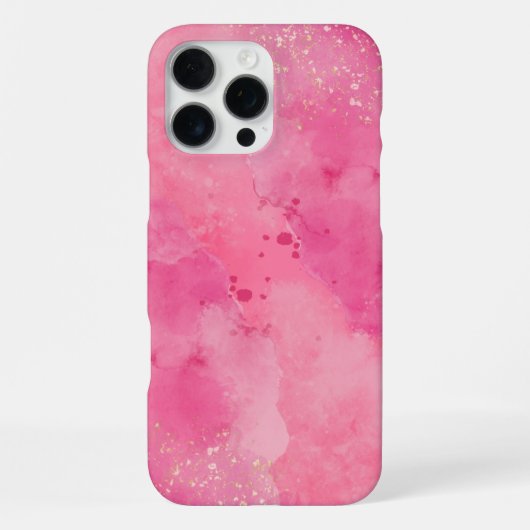 Pink Watercolor Linktree | iPhoneケース (裏面)