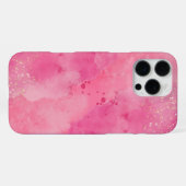 Pink Watercolor Linktree | iPhoneケース (裏面横)