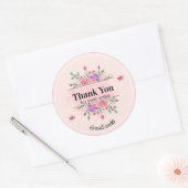Pink Watercolor | Seller Packaging Stickers  ラウンドシール (封筒)