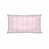 Pink Watercolor Stripes 枕カバー