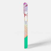 Pink watercolor tulips art Case-Mate iPhoneケース (裏面 / 左)