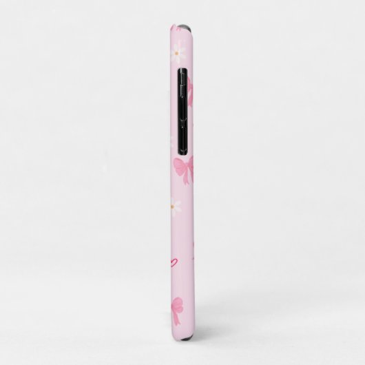 pink watercolour playful floral phone case Case-Mate iPhoneケース (裏面/左)