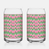 Pink Wave Soda Glass ガラス缶 (右)