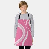 Pink Waves Apron エプロン (着用した状態)