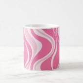 Pink Waves Mug コーヒーマグカップ (中央)