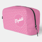 Pink Waves Personalized Dopp Kit ドップキット (右コーナー)