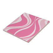 Pink Waves Tile タイル (側面)