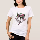 Pink Wedding Bells Personal Back トライブレンドＴシャツ (正面)