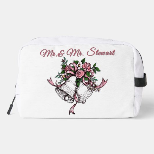 Pink Wedding Bells Personalize ドップキット (裏面)