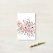 Pink Wedding Bouquet ポストイット (デスク上)