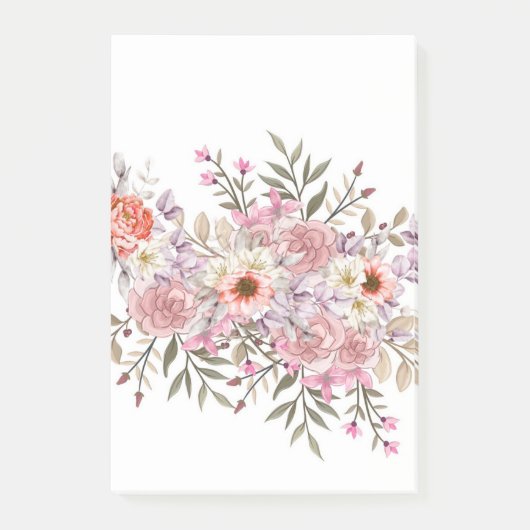 Pink Wedding Bouquet ポストイット (正面)