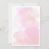 Pink weeding 招待状 (裏面)