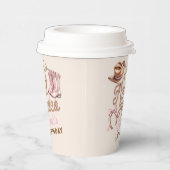 Pink Western First Rodeo Birthday 紙コップ (右)