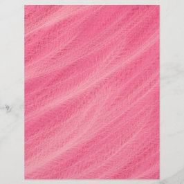 Pink Wheat Fields Scrapbook Paper 2-Sided Page