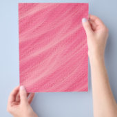Pink Wheat Fields Scrapbook Paper Bulk Pages チラシ (手)