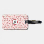 Pink whimsical ラゲッジタグ (裏面横)