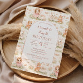 Pink Whimsical Fairy Birthday 招待状